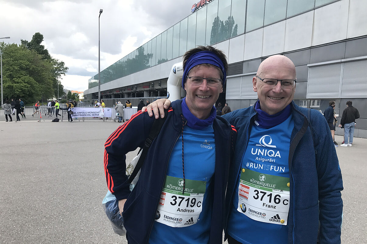 UNIQA Staffel-Teams beim Vienna City Marathon