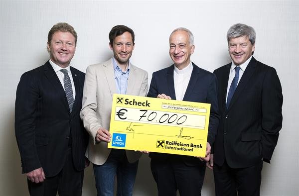 RBI und UNIQA Österreich unterstützen Mobiles Caritas Hospiz