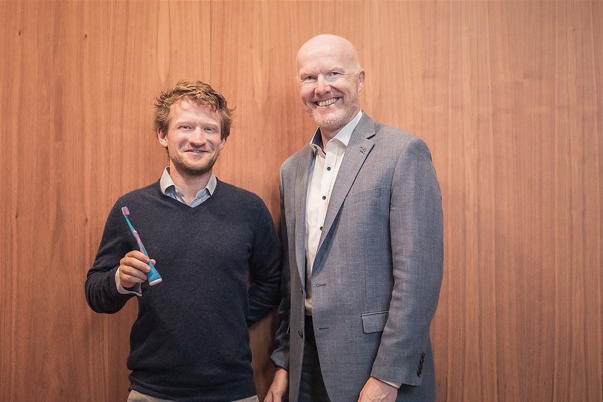 Paul Varga (playbrush) & Alexander Bockelmann (UNIQA Österreich & UNIQA International)