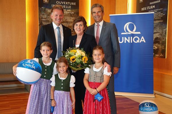UNIQA Empfang für die Feenkönigin für Kinder in der Salzburg Kulisse