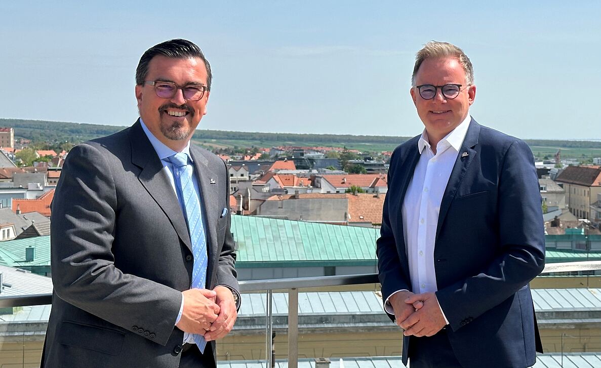Peter Humer (r.) und Herbert Kaiser