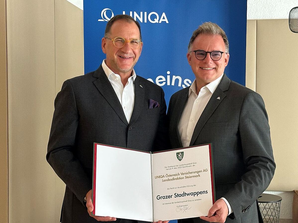 Johannes Rumpl und Peter Humer_Grazer Stadtwappen